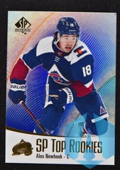 2021-22 SP Authentic Top Rookies Blue #TR-12 Alex Newhook - Colorado Avalanche